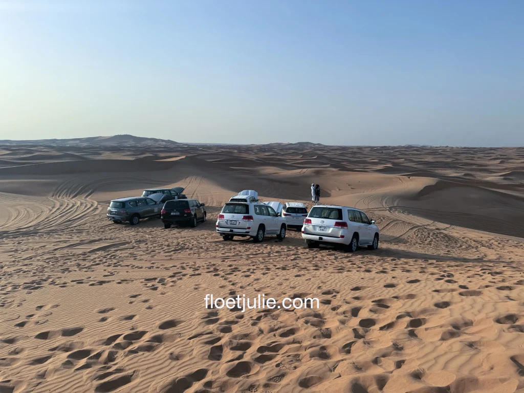 Les 4x4 du Safari dans le désert de Dubai